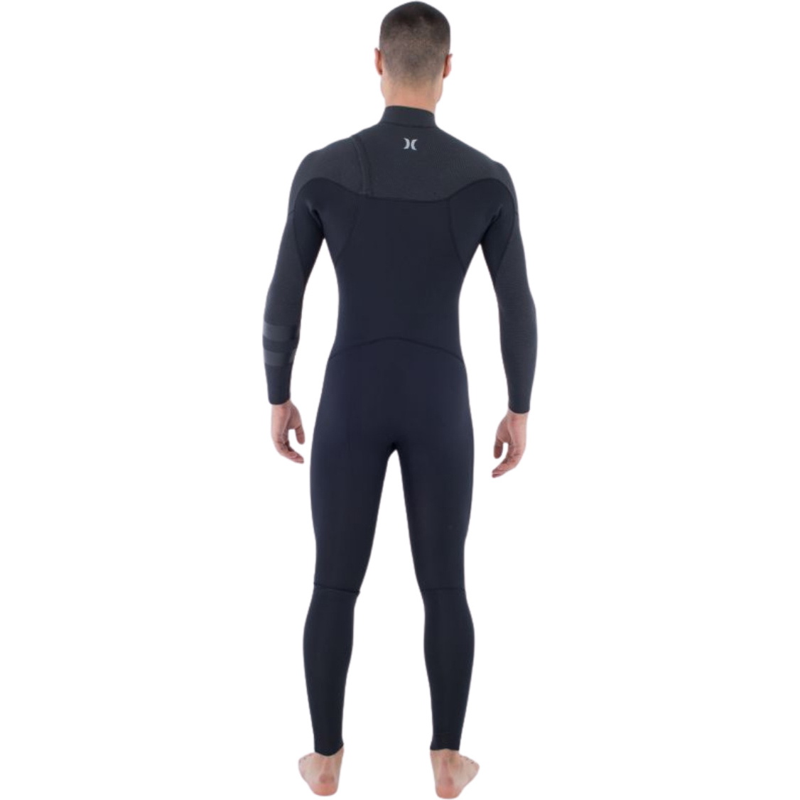 2025 Hurley Mens Plus 5/3mm Chest Zip Wetsuit MFS0012504 - Black